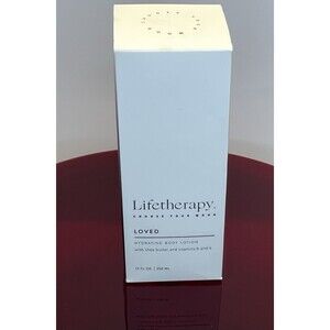 Lifetherapy Loved Hydrating Body Lotion with Shea Butter, Vit. B & E  12 Fl Oz.